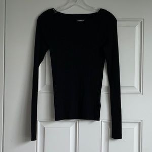 EXPRESS Ribbed Fitted Crew Neck Sweater			NWT